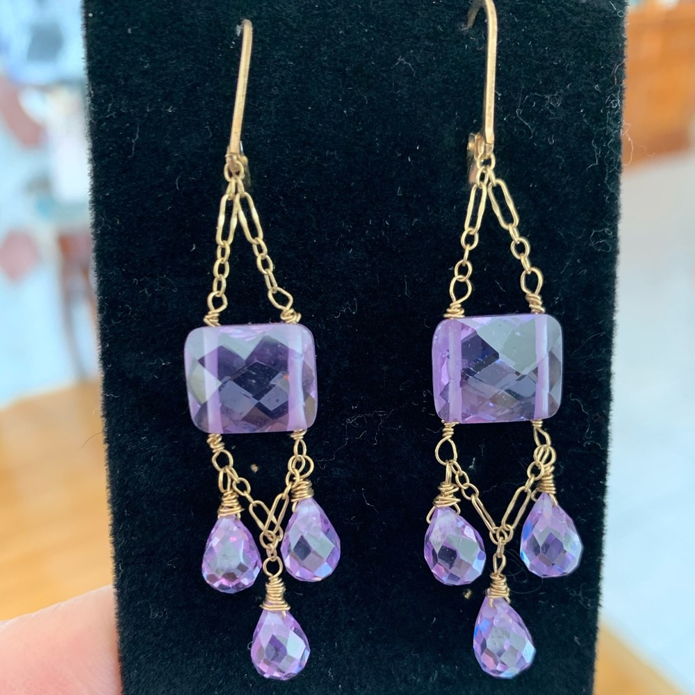 Swarovski Crystal Handmade Earring SOLD